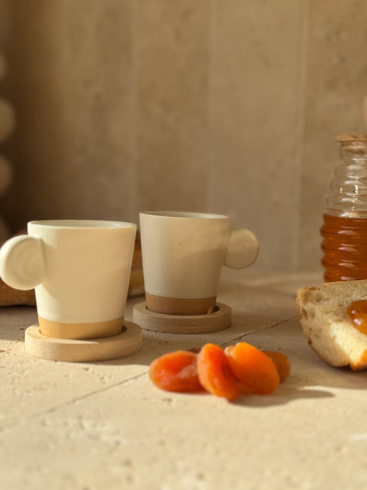 Tasse en céramique, BITERRA lot de 2
