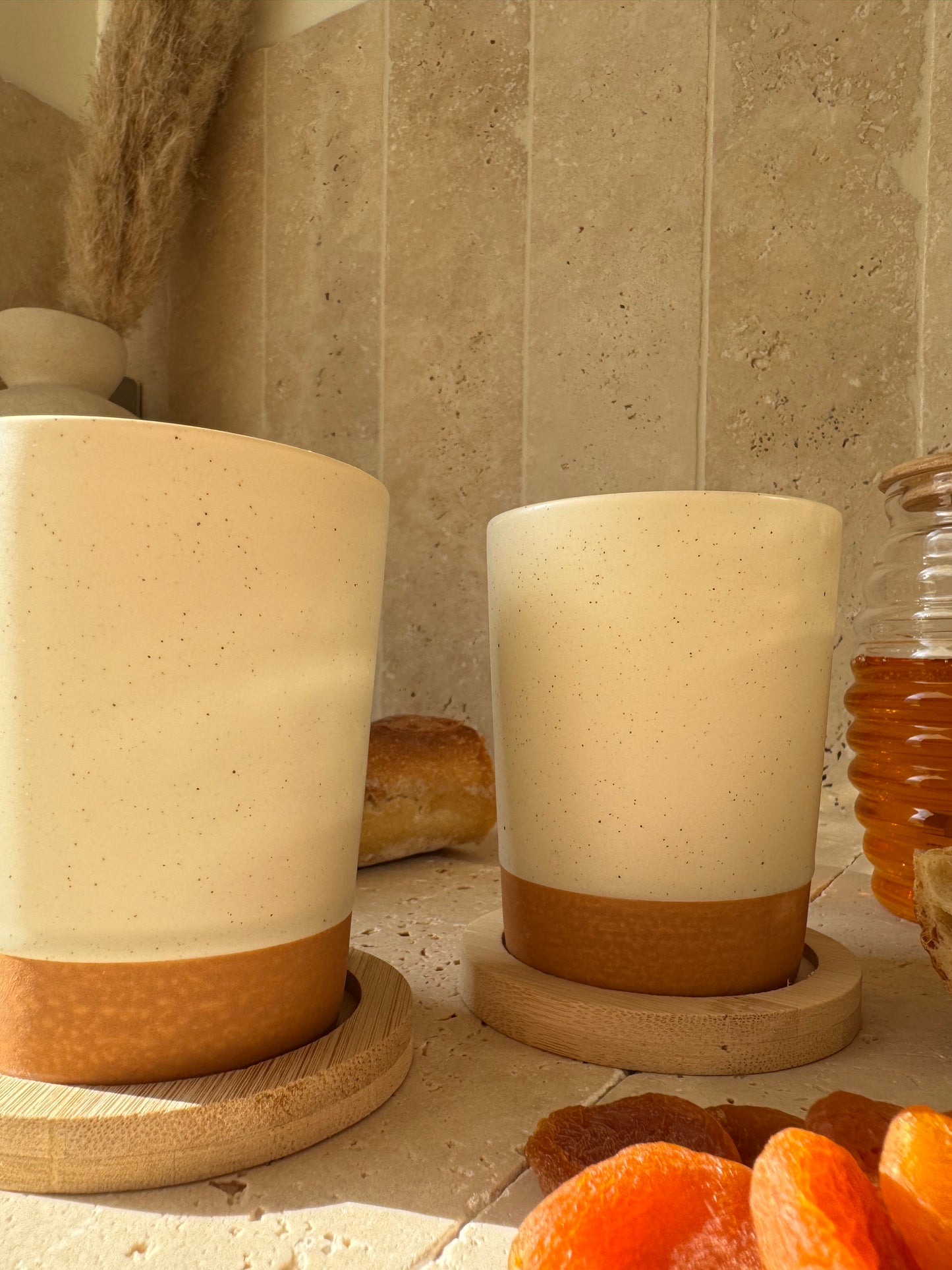 Tasse en céramique, TERRA lot de 2