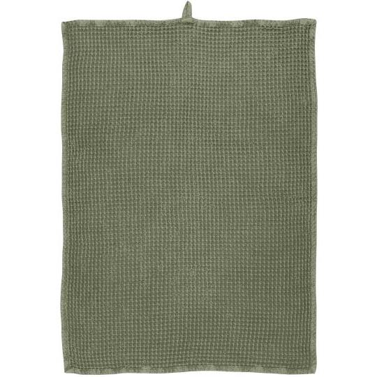 Torchon WAFFLE vert