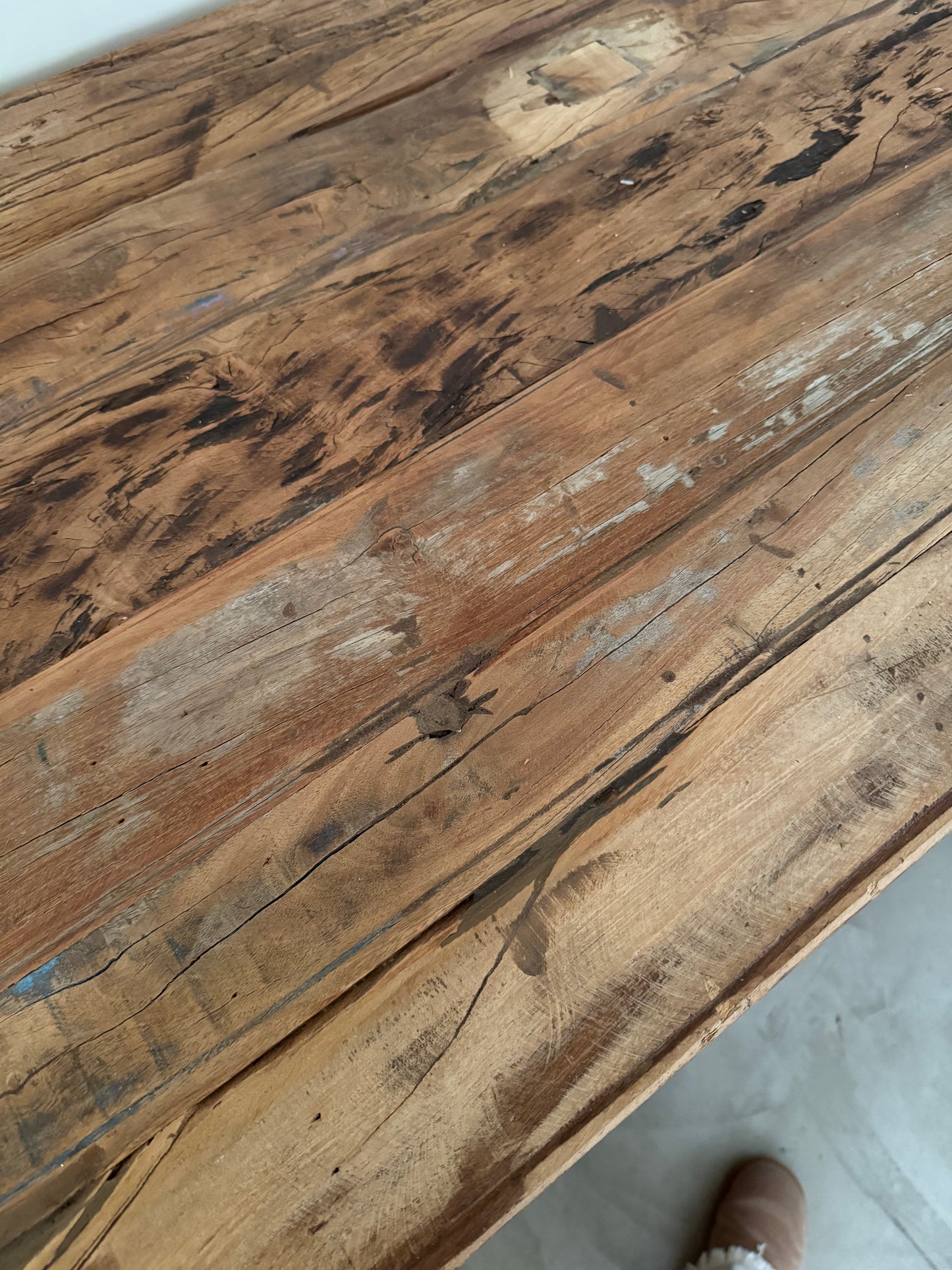 Buffet teck recyclé