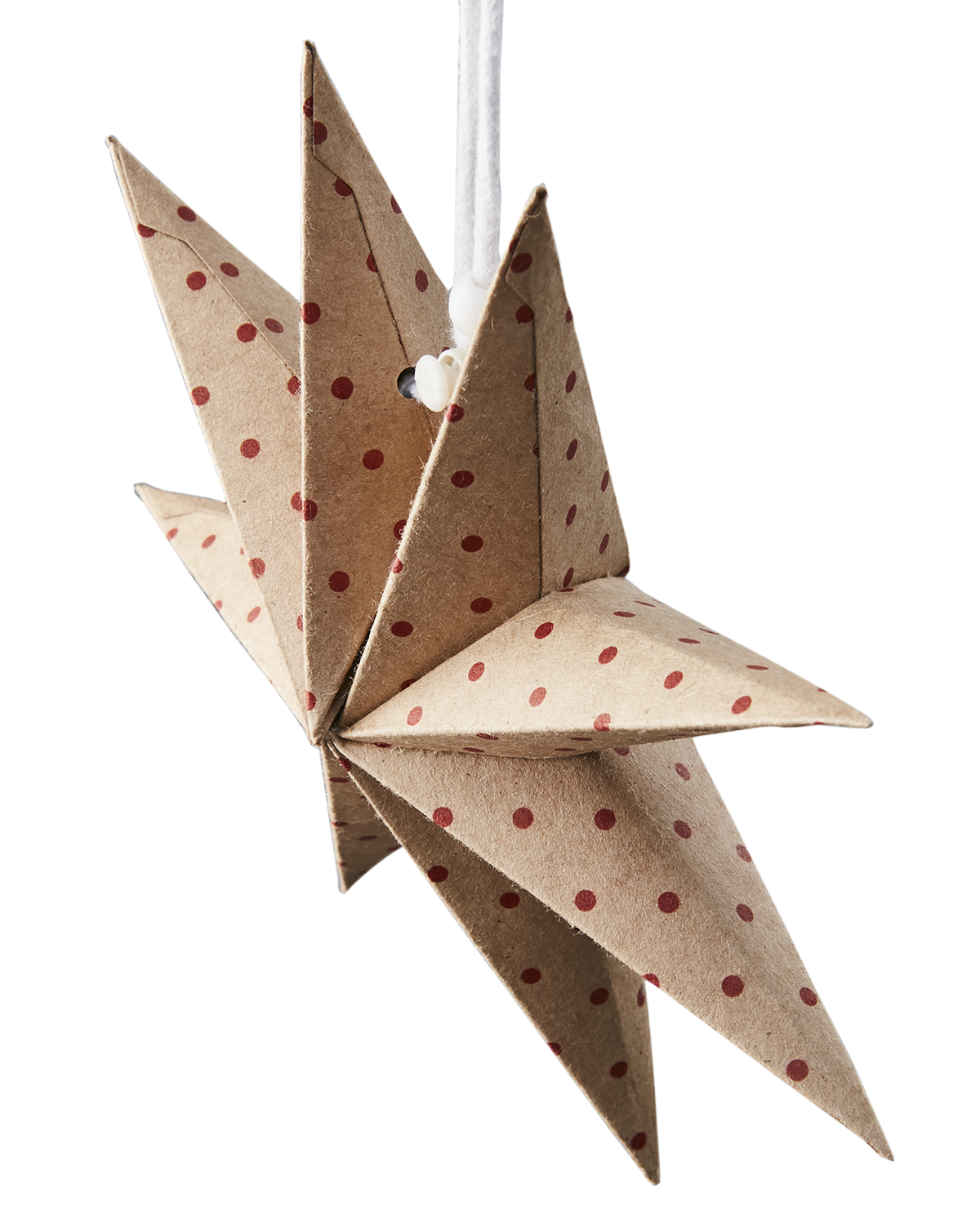 Étoile à pois rouge