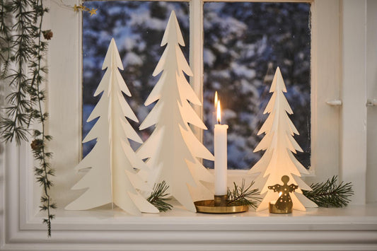 Sapin papier à poser blanc